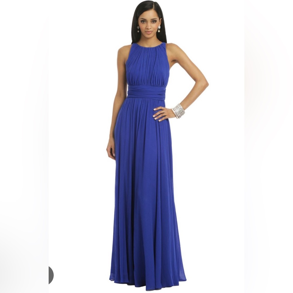 BADGLEY MISCHKA - Corundum Sapphire Blue Gown (10)